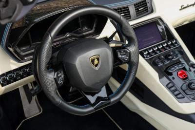 2018 Lamborghini Aventador S Roadster &ldquo;Blu Aegir over Bianco Polar&rdquo;
