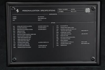 2022 Ferrari 812 GTS