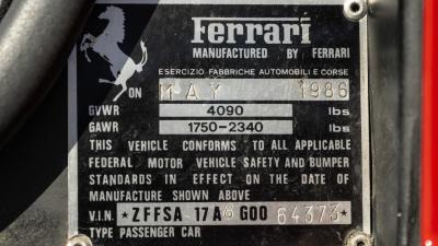 1986 Ferrari Testarossa "Monospecchio"