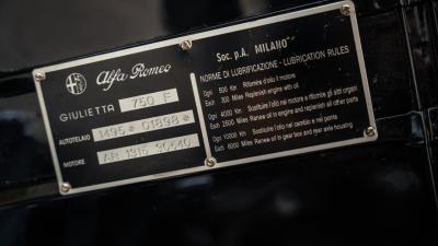 1957 Alfa Romeo Giulietta Spider Veloce