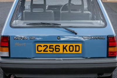 1986 Vauxhall NOVA MERIT 1.2 3DR