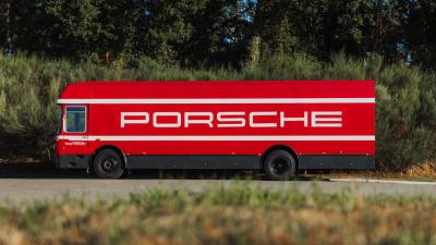 1974 Mercedes - Benz O 317 Porsche Renntransporter Tribute
