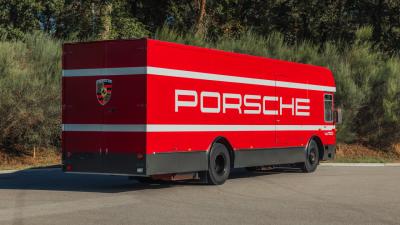 1974 Mercedes - Benz O 317 Porsche Renntransporter Tribute