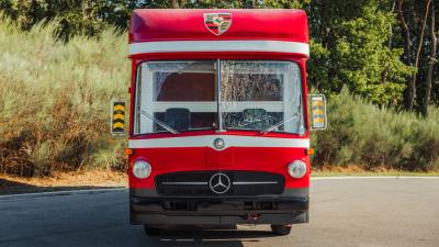 1974 Mercedes - Benz O 317 Porsche Renntransporter Tribute