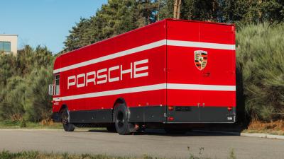 1974 Mercedes - Benz O 317 Porsche Renntransporter Tribute