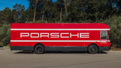 1974 Mercedes - Benz O 317 Porsche Renntransporter Tribute