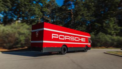 1974 Mercedes - Benz O 317 Porsche Renntransporter Tribute