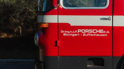 1974 Mercedes - Benz O 317 Porsche Renntransporter Tribute