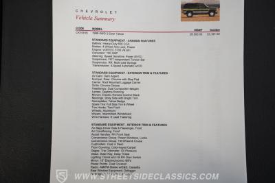1999 Chevrolet Tahoe LS 4X4