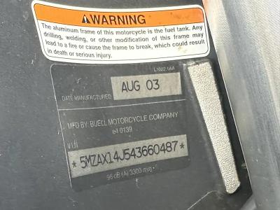 2003 Buell XB12R FIREBOLT