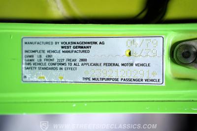 1979 Volkswagen Westfalia Camper