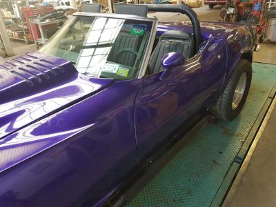 1973 Chevrolet Corvette &#039;&#039;73 cabrio purple