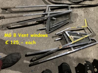 1960 MG A- B  onderdelen