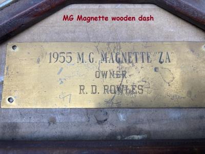 1960 MG A- B  onderdelen