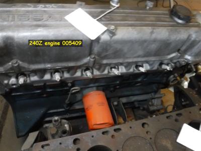 1970 Datsun parts 240Z engine 005409