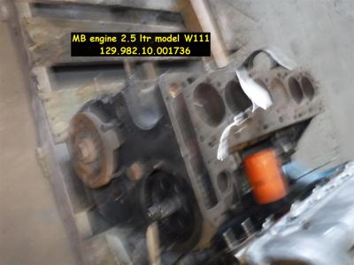 1900 Mercedes parts 250MB W111 engine 001736