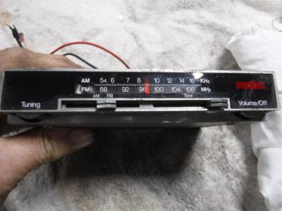 1960 Classic Car Radio SparkOmatic