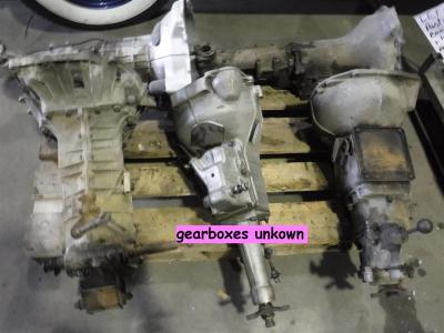 1900 several parts gearboxes