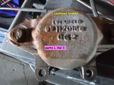 1900 several parts lockheed brakes