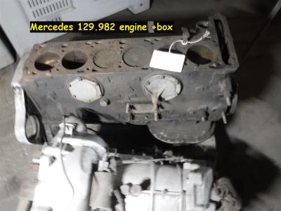 1900 Mercedes parts engine 129.982 plus gearbox