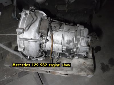 1900 Mercedes parts engine 129.982 plus gearbox