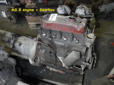 1900 MG B engine + gearbox