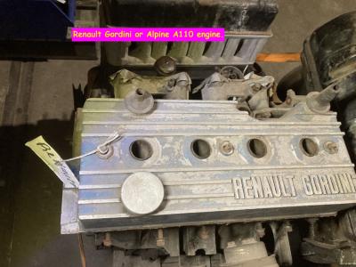 1967 Renault Gordini engine type 807-20