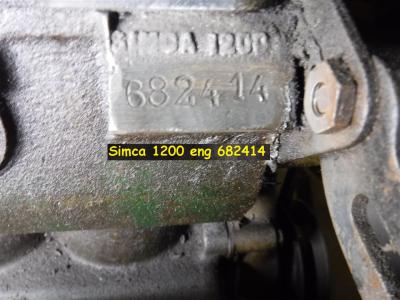 1900 Simca onderdelen - engine
