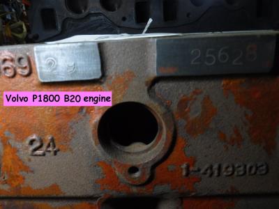 1900 Volvo parts B20 engine