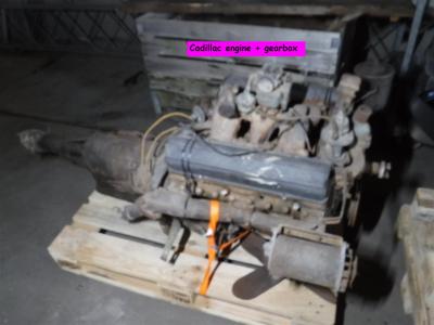 1900 Cadillac engine plus gearbox