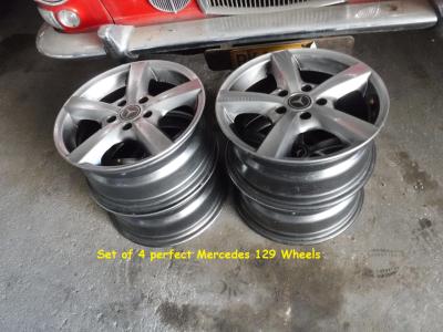 1950 Mercedes parts wheels
