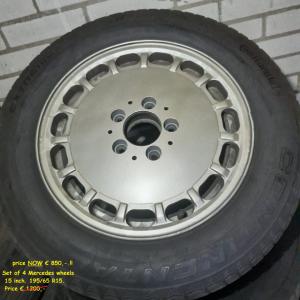 1950 Mercedes parts wheels