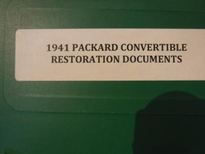 1941 Packard 120 Convertible no. 2121