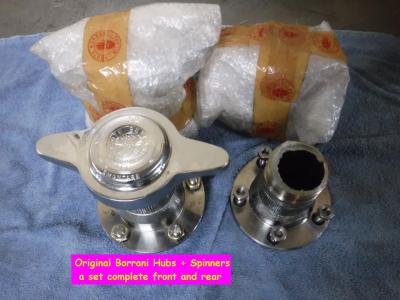 1950 Borrani Spinners / hubs