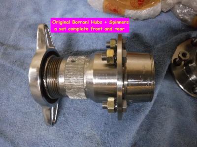 1950 Borrani Spinners / hubs