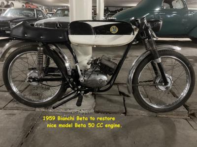 1959 Beta Bianchi black