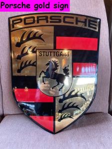 1900 Porsche parts emaille signs