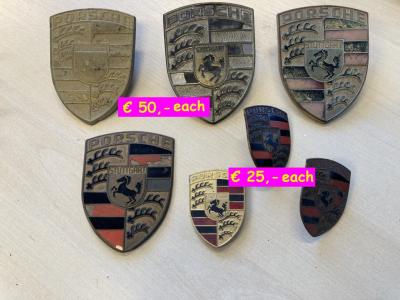 1900 Porsche parts emaille signs-Emblems-div