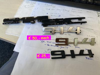 1900 Porsche parts emaille signs-Emblems-div