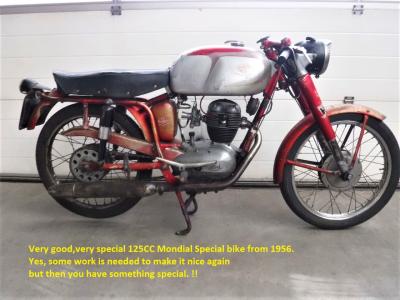 1956 Mondial Special Sport 125CC