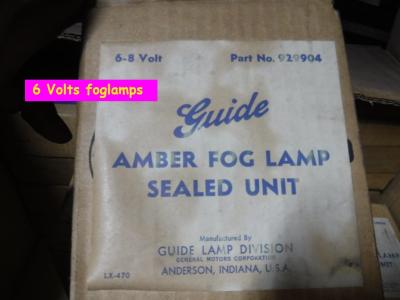 1900 several parts lamps-lights - foglights
