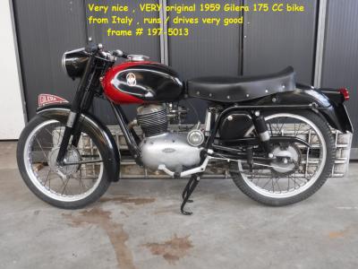 1959 Gilera 150 CC Sport