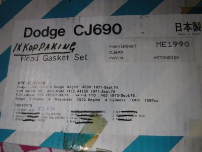 1900 Gasketsets-Pakkingsets several car engine gaskets