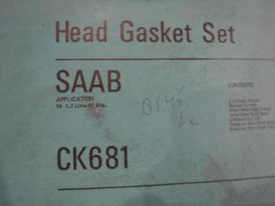 1900 Gasketsets-Pakkingsets several car engine gaskets