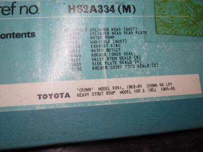 1900 Gasketsets-Pakkingsets several car engine gaskets