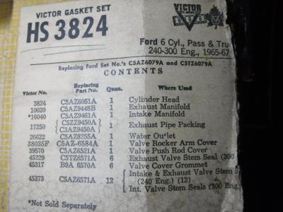 1900 Gasketsets-Pakkingsets several car engine gaskets