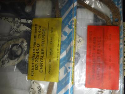 1900 Gasketsets-Pakkingsets several car engine gaskets