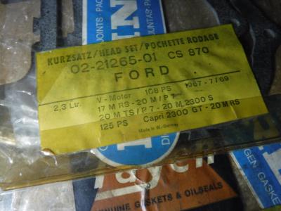 1900 Gasketsets-Pakkingsets several car engine gaskets