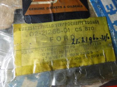 1900 Gasketsets-Pakkingsets several car engine gaskets