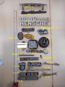 1950 Emblems several emblems